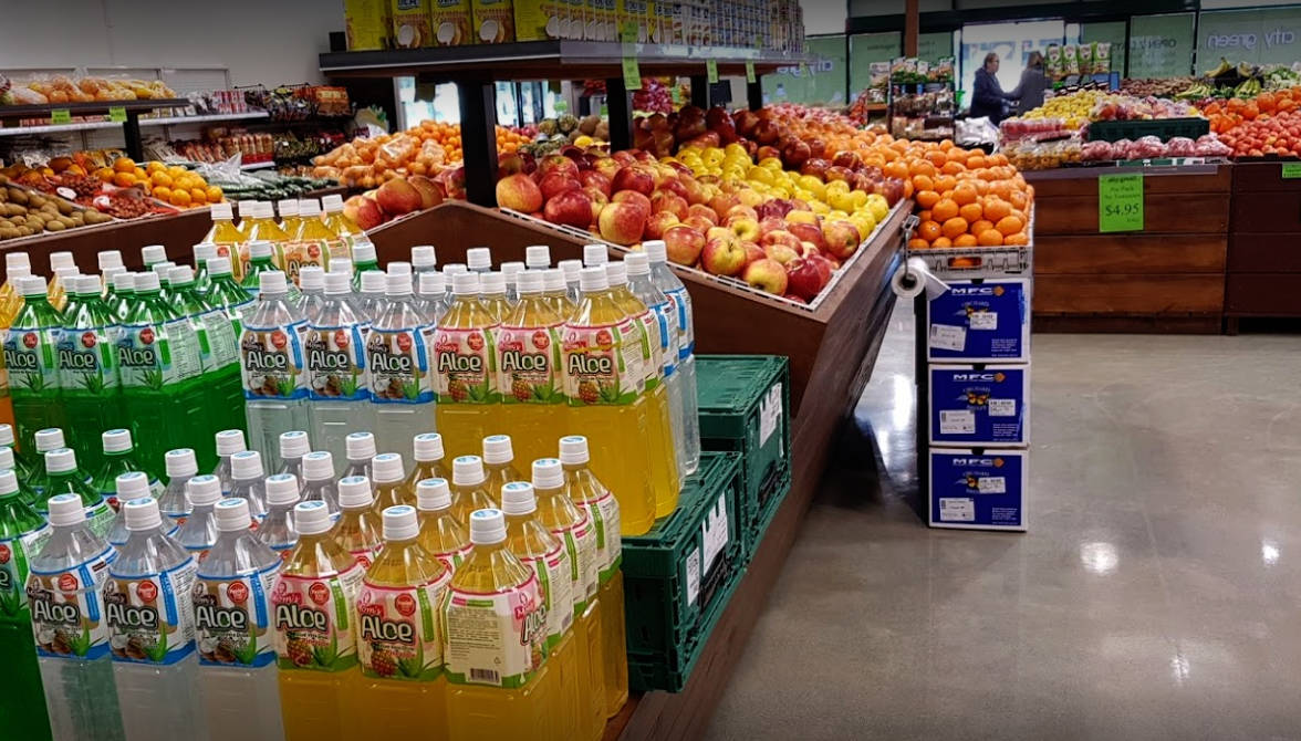 Colourful fruit selection